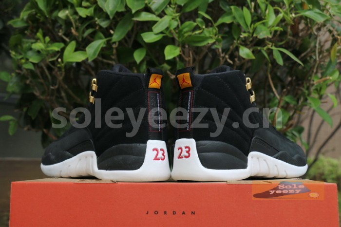 Authentic Air Jordan 12 “Reverse Taxi”