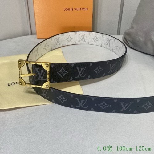 Super Perfect Quality LV Belts(100% Genuine Leather Steel Buckle)-3093