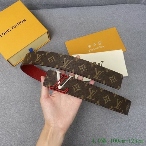 Super Perfect Quality LV Belts(100% Genuine Leather Steel Buckle)-3126