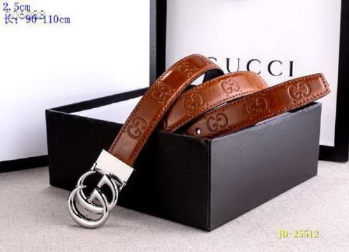 Super Perfect Quality G Belts(100% Genuine Leather,steel Buckle)-2562