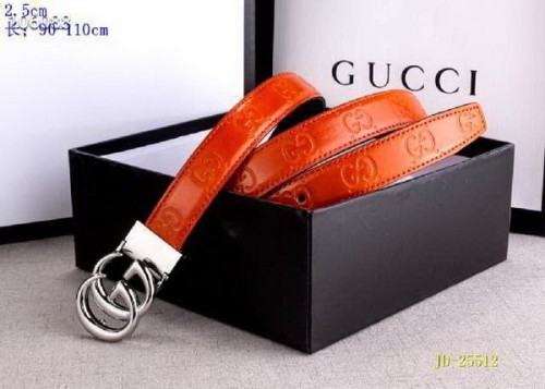 Super Perfect Quality G Belts(100% Genuine Leather,steel Buckle)-2563