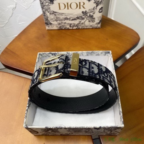 Super Perfect Quality Dior Belts(100% Genuine Leather,steel Buckle)-471
