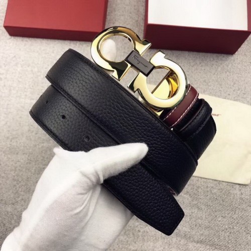 Super Perfect Quality Ferragamo Belts(100% Genuine Leather,steel Buckle)-850