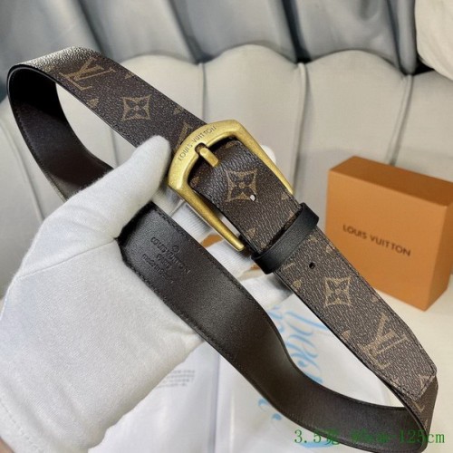 Super Perfect Quality LV Belts(100% Genuine Leather Steel Buckle)-2680