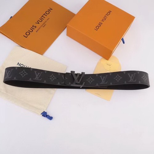 Super Perfect Quality LV Belts(100% Genuine Leather Steel Buckle)-1388