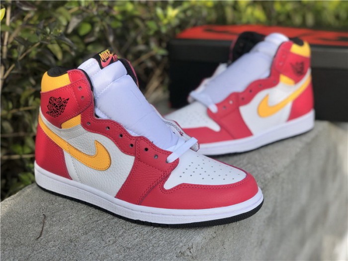 Authentic Air Jordan 1 “Light Fusion Red”