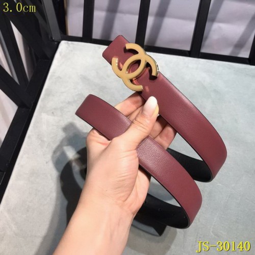Super Perfect Quality CHNL Belts(100% Genuine Leather,steel Buckle)-059