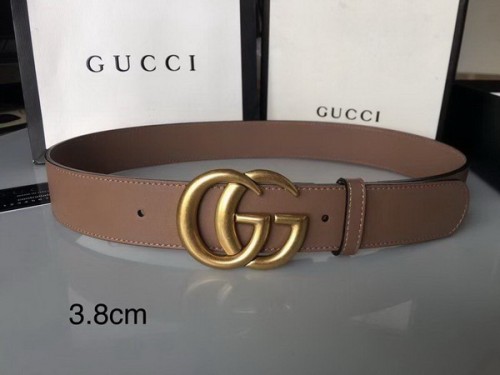 Super Perfect Quality G Belts(100% Genuine Leather,steel Buckle)-1777