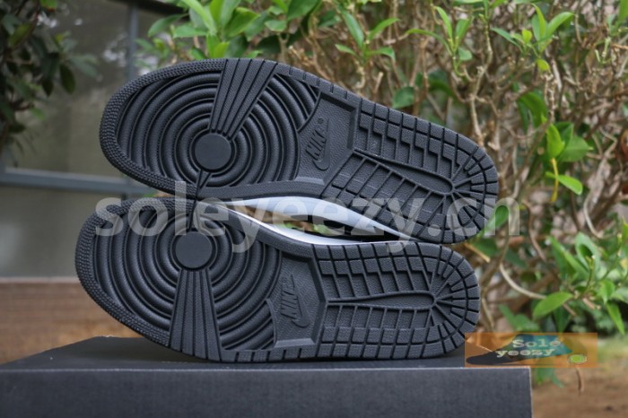 Authentic Air Jordan 1 Mid “Reverse Black Toe”
