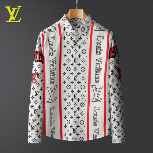 LV long sleeve shirt men-080(M-XXXL)