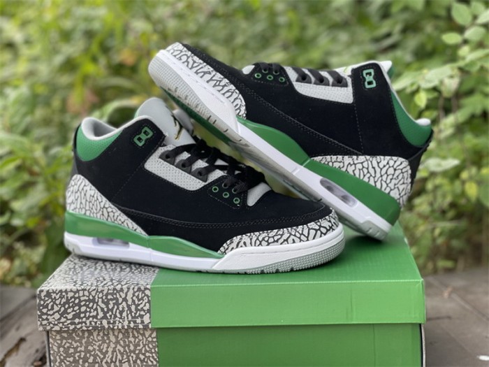 Authentic Air Jordan 3 Pine Green