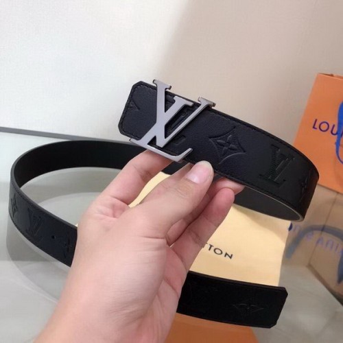 Super Perfect Quality LV Belts(100% Genuine Leather Steel Buckle)-2089