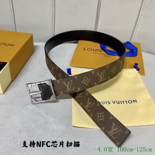 Super Perfect Quality LV Belts(100% Genuine Leather Steel Buckle)-2943