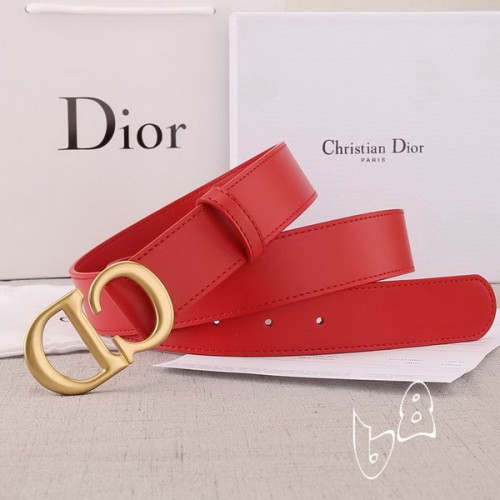 Super Perfect Quality Dior Belts(100% Genuine Leather,steel Buckle)-437
