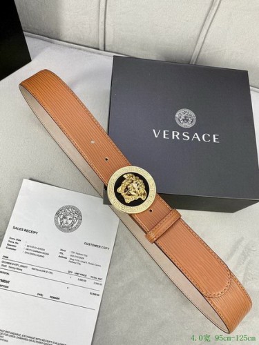 Super Perfect Quality Versace Belts(100% Genuine Leather,Steel Buckle)-485