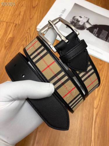 Super Perfect Quality Burberry Belts(100% Genuine Leather,steel buckle)-051
