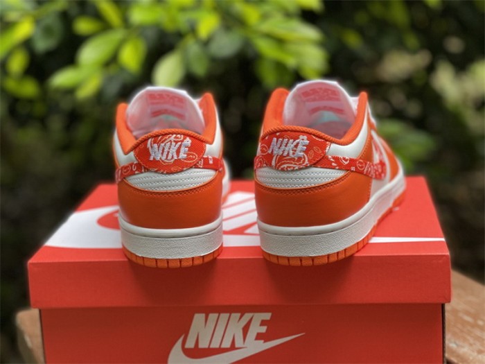 Authentic Nike Dunk Low “Orange Paisley”