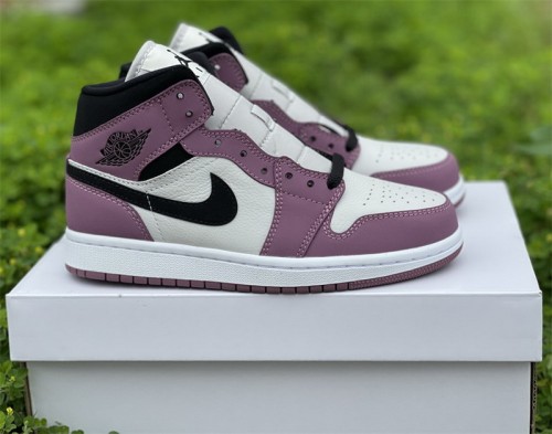 Authentic Air Jordan 1 Mid “Berry” Women