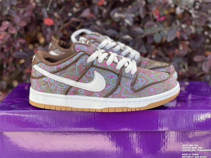 Authentic Nike SB Dunk Low Brown Paisley