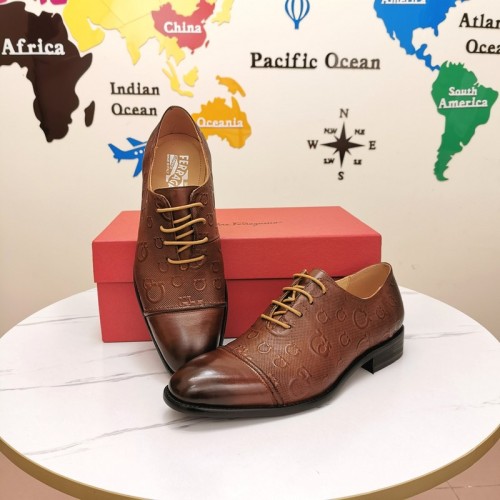 Ferragamo Men shoes 1：1 quality-341