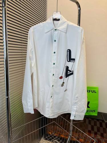 LV shirt men-355(S-XL)