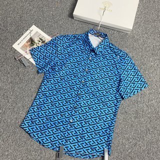Versace short sleeve shirt men-034(M-XXL)