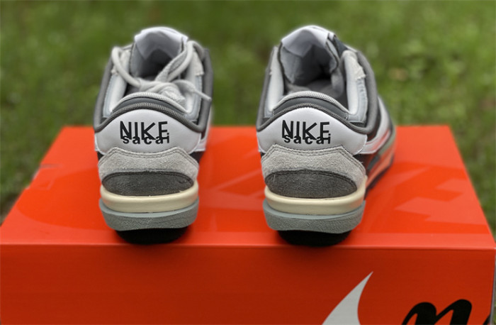 Authentic Sacai x Nike Cortez Grey