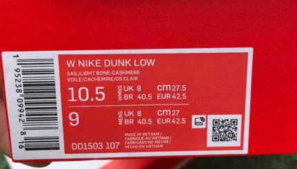 Authentic Nike SB Dunk Low”Light Bone” New