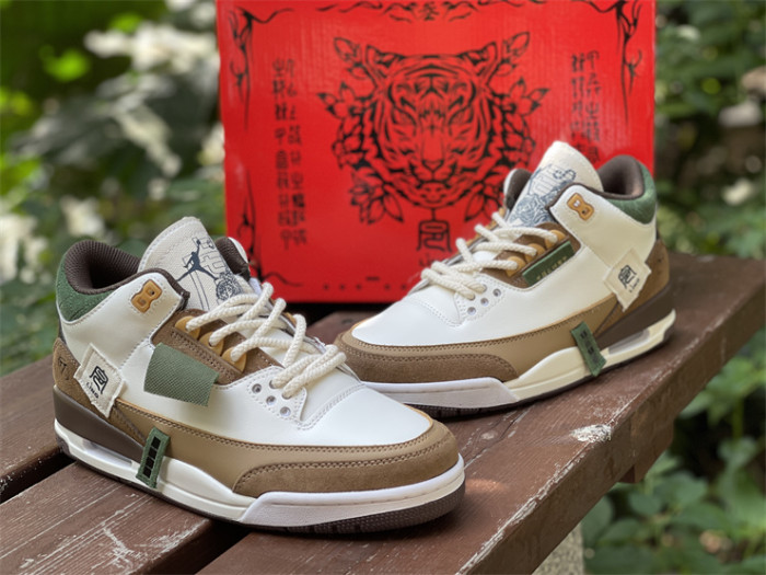 Authentic Air Jordan 3 Tiger Year