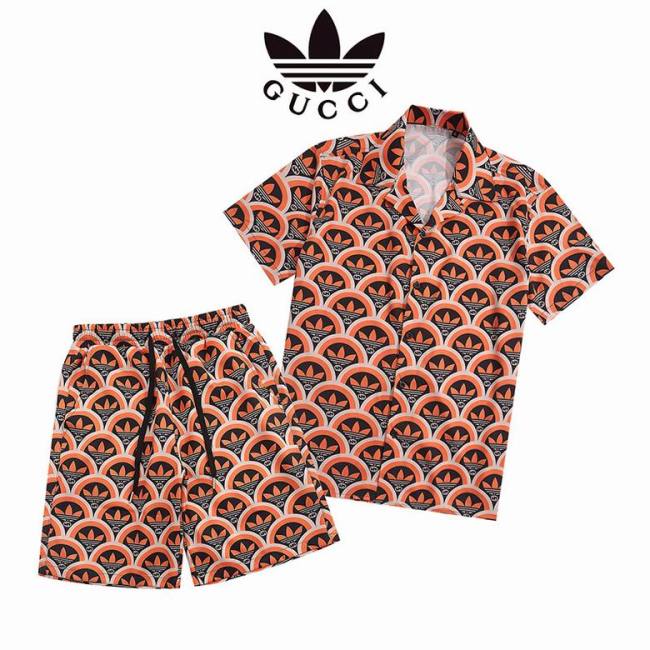 G short sleeve men suit-398(M-XXXL)