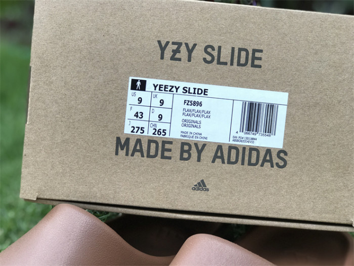 Authentic Yeezy Slide “Flax”