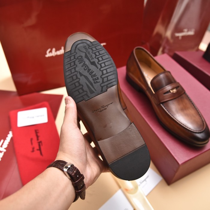 Ferragamo Men shoes 1：1 quality-356