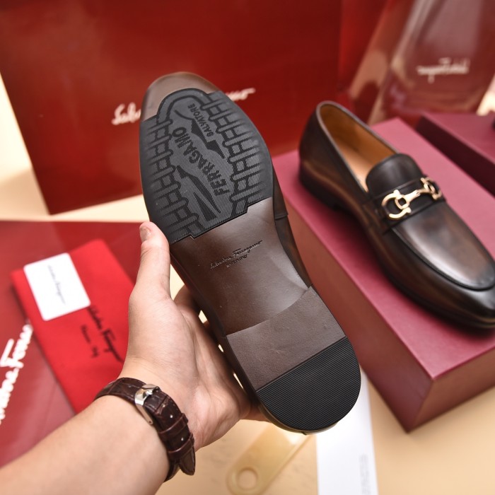 Ferragamo Men shoes 1：1 quality-369