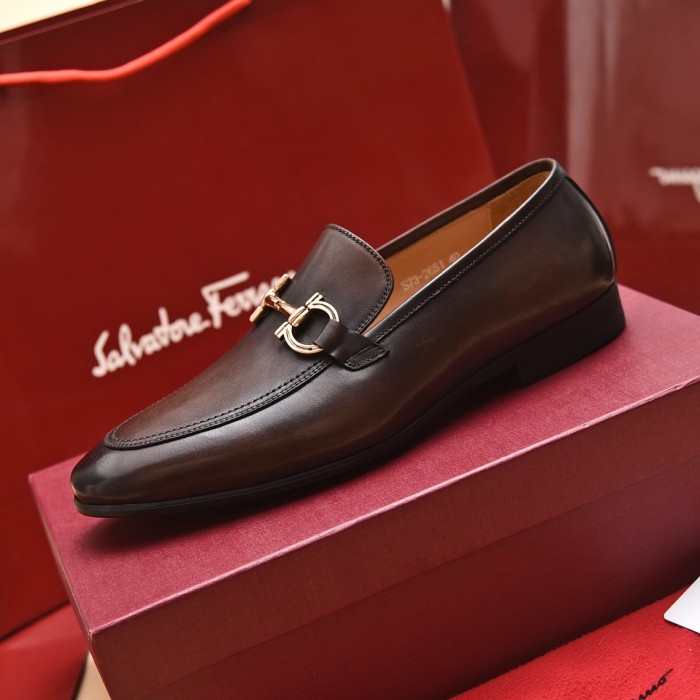 Ferragamo Men shoes 1：1 quality-375