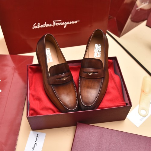 Ferragamo Men shoes 1：1 quality-356