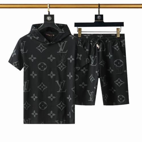 LV short sleeve men suit-164(M-XXXL)