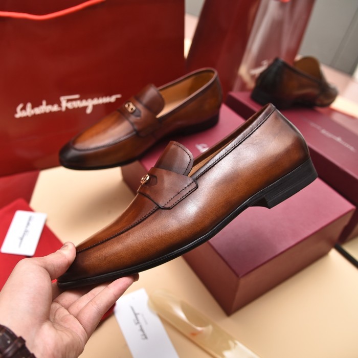 Ferragamo Men shoes 1：1 quality-374