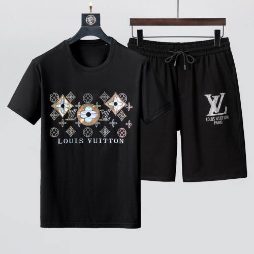 LV short sleeve men suit-173(M-XXXXL)
