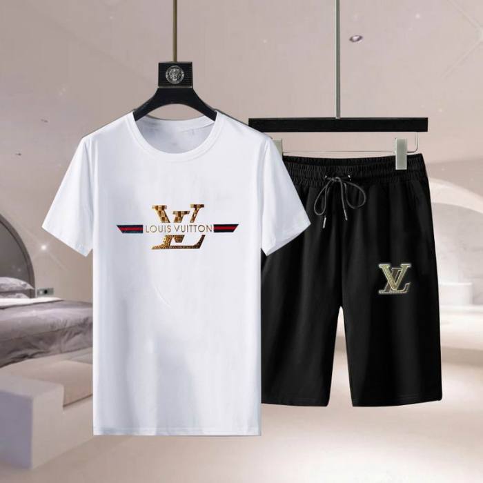 LV short sleeve men suit-179(M-XXXXL)