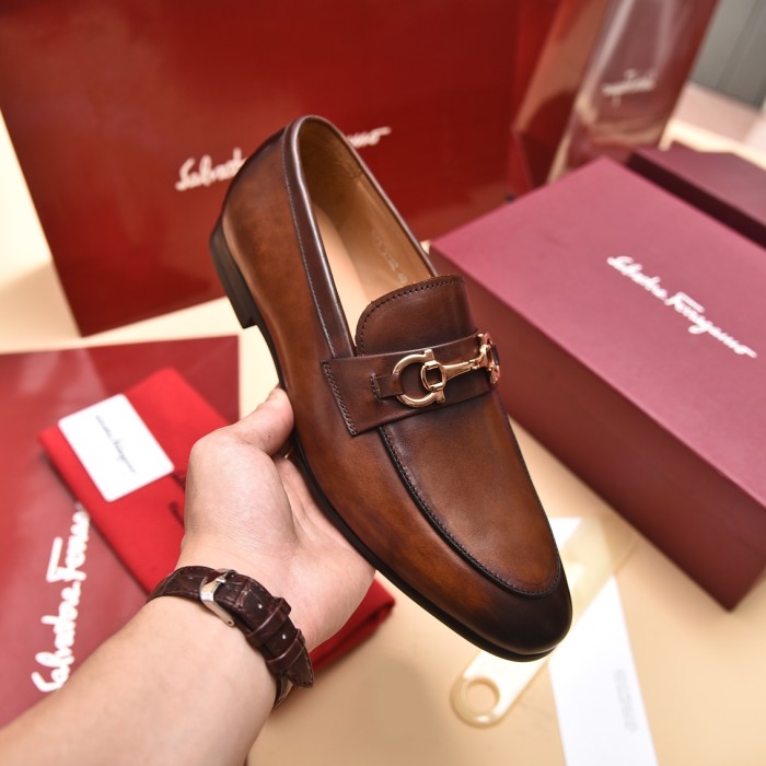 Ferragamo Men shoes 1：1 quality-371
