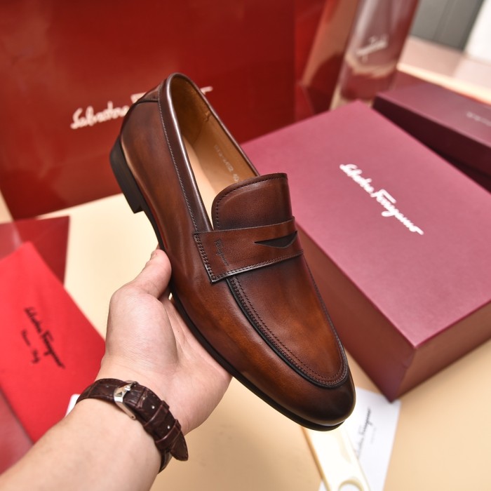 Ferragamo Men shoes 1：1 quality-359