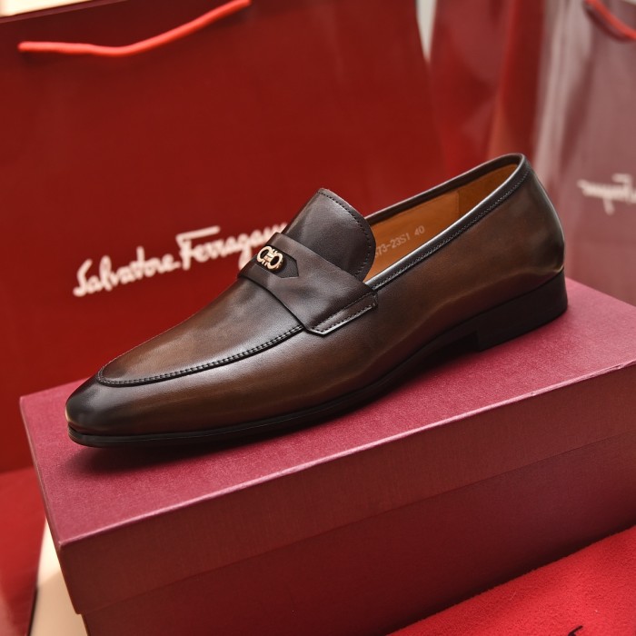 Ferragamo Men shoes 1：1 quality-372