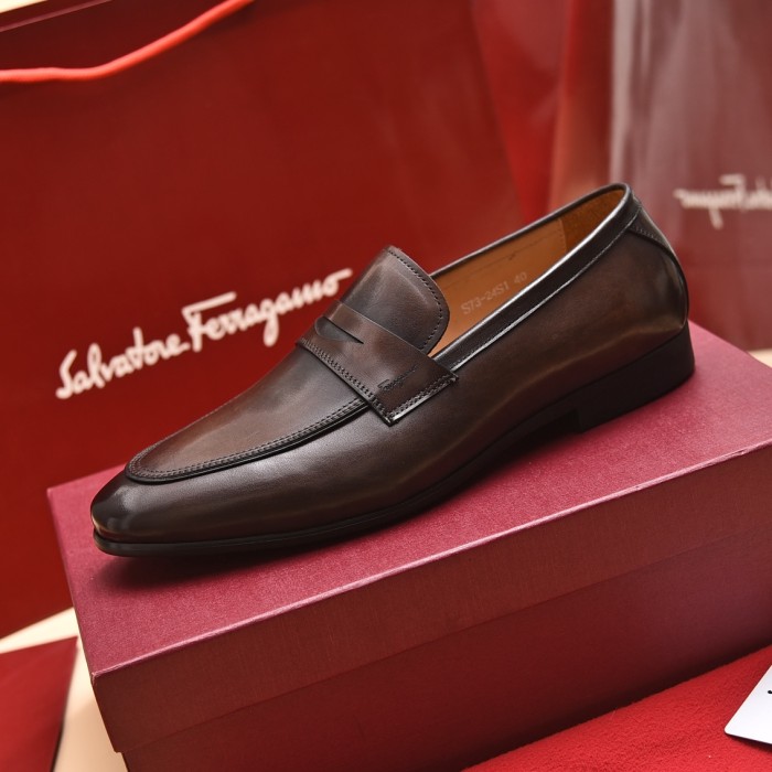 Ferragamo Men shoes 1：1 quality-357