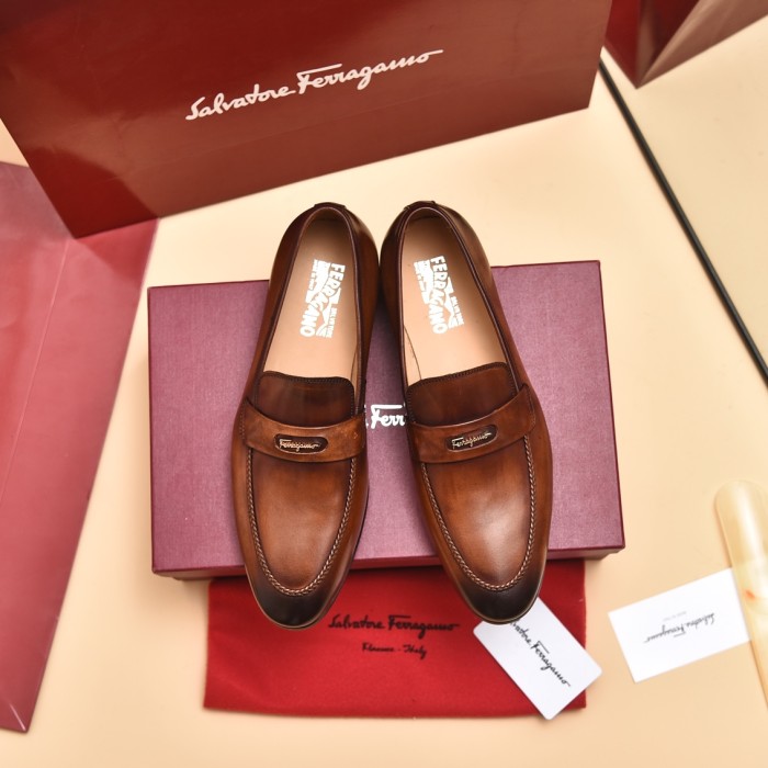 Ferragamo Men shoes 1：1 quality-365