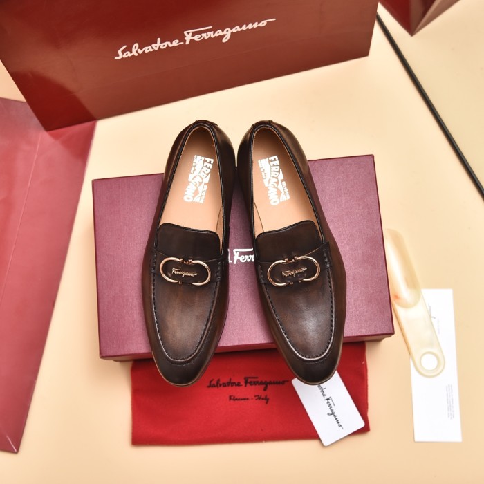 Ferragamo Men shoes 1：1 quality-366