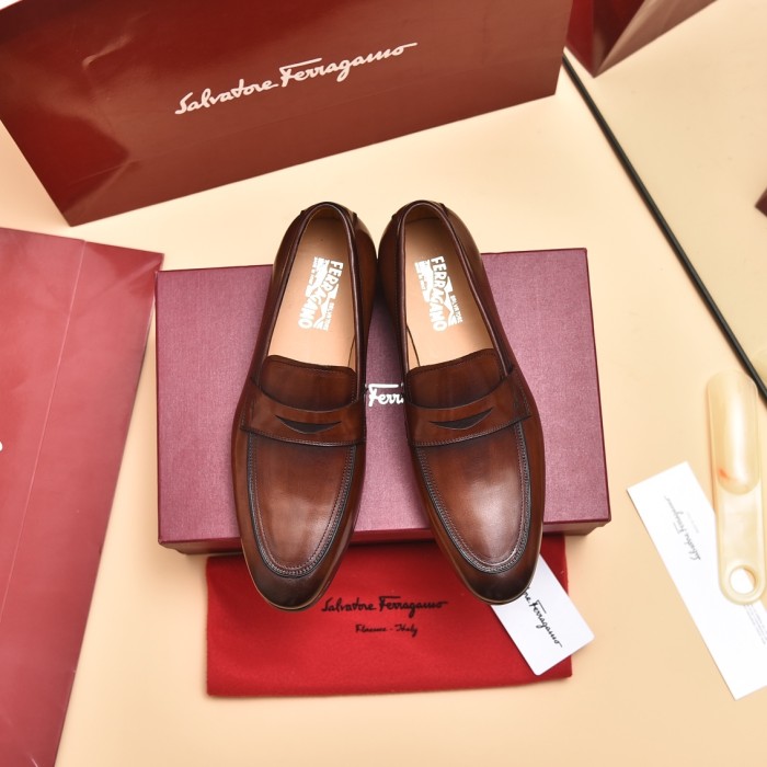 Ferragamo Men shoes 1：1 quality-359