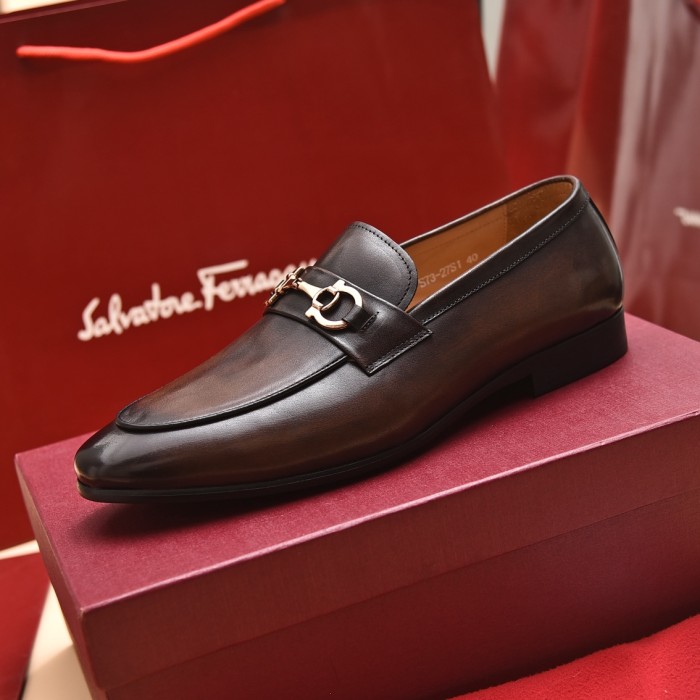 Ferragamo Men shoes 1：1 quality-369