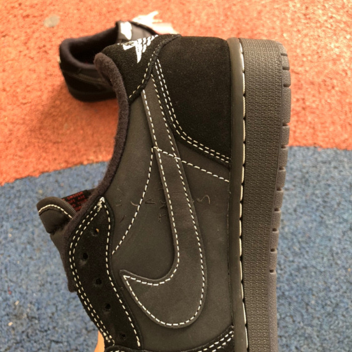 Authentic Travis Scott x Air Jordan 1 Low OG “Black Phantom”