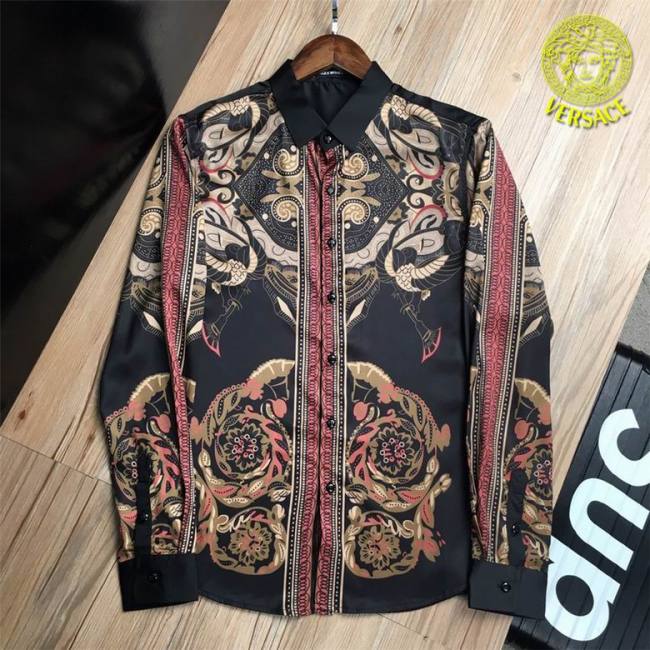 Versace long sleeve shirt men-251(M-XXXL)