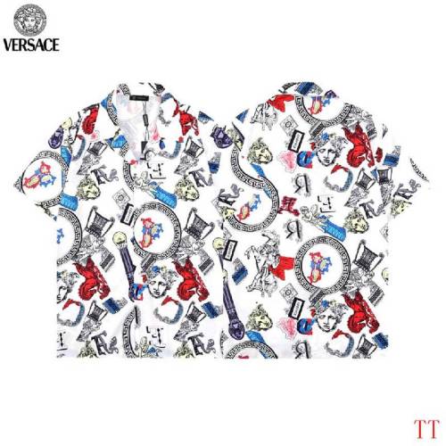 Versace short sleeve shirt men-076(M-XXXL)